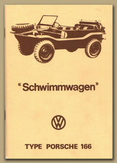VW Schwimmwagen Typ 166 1943 Bedienungsanleitung Handbuch Betriebsanleitung 